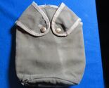 1973-1987 FRENCH MILITARY GREEN COVER WATER CANTEEN POUCH INSULATED PARI... - $23.75