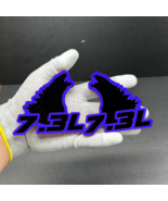 Godzilla Badges Emblem RAGING 7.3 Purple/Black  2BADGES, Fender Angry Ag... - $42.99