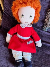 Vintage Precious Moments Little Orphan Annie Doll w Orange Hair &amp; Red &amp; ... - £9.01 GBP