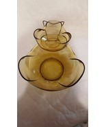 Vintage Anchor Hocking Accent Modern 3-Piece Chip-and-Dip Set - without box - $20.99