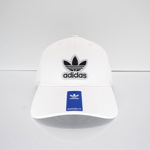 Adidas Originals Men Icon 3.0 Trucker GC3327 Adjustable Snapback Hat White Black - $24.95