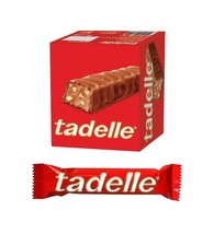 20 x TADELLE Chocolate Hazelnut Bar Covered with Milk FRESH 1.06oz / 30Gr - £30.26 GBP