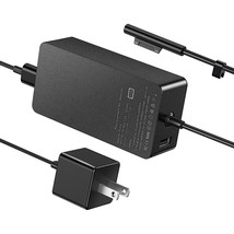 Surface Pro Charger 65W Replacement For Microsoft Surface Pro 3/4/5/6/7/X Power  - £16.01 GBP