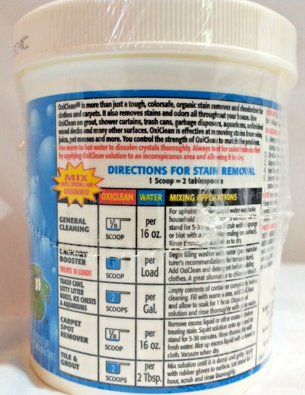 OxiClean Original Formula MultiPurpose Stain Remover Chlorine Free 16