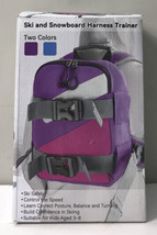 Ski and Snowboard Harness Trainer Backpack for Kids - Purple/Pink - £22.05 GBP