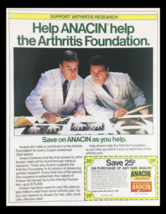 1986 Anacin The Arthritis Foundation Circular Coupon Advertisement - $18.95