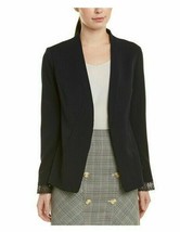 Womens Suit Jacket Midnight Blue Size 12 LAUNDRY By SHELLI SEGAL $179 - NWT - £14.33 GBP