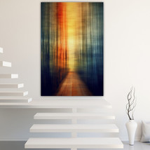 Impression woods Canvas Painting Wall Art Posters Landscape Canvas Print Picture - £11.00 GBP+