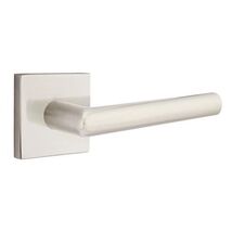 Emtek Half Dummy Brass Square Rosette with Stuttgart Lever - $40.10