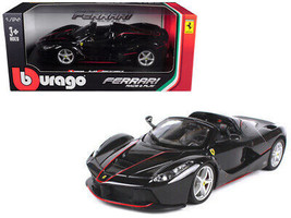 Ferrari LaFerrari F70 Aperta Black 1/24 Diecast Car Bburago - £32.41 GBP
