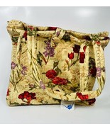 Allary Craft &amp; Sew Flower Print Storage Carryall / Hand Bag - £15.57 GBP