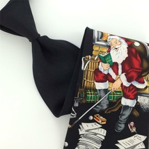 Seasonal Style Red Green Santa Clause Holly Christmas Tie Necktie X6-122 New - £15.81 GBP