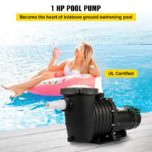 Swimming Pool Pump 1HP, Dual Voltage 110V/220V, 5544 GPH, for Above Ground Pools - £146.58 GBP