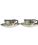 Rare 2 Tea Cups SMF Schramberg Germany Eva Zeisel Gobelin  Almost 100 ye... - $55.87