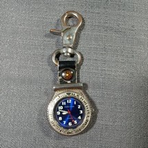 Vintage Cedar Creek Men Pocket Watch Belt Clip Stainless Steel Japan New Battery - £11.95 GBP
