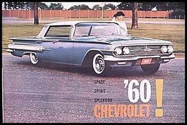 1960 Chevy Chevrolet ORIGINAL Prestige Brochure, Impala Corvette Bel Air  - $28.71