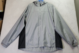 I5 Windbreaker Jacket Mens XL Multicolor Waterproof Hooded Pockets Full Zipper - £18.26 GBP