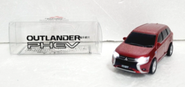 Mitsubishi OUTLANDER PHEV LED Light Model Car Red 7cm  Limited Pullback - $40.23
