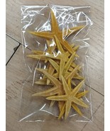 Dried Starfish Yellow Colored - Wedding Decoration - Crafting - Wreaths ... - $223.20 MXN