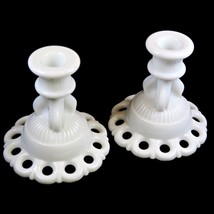 Westmoreland Doric Milk Glass Single Light Candlestick (Set of 2) 1947-1... - $24.70