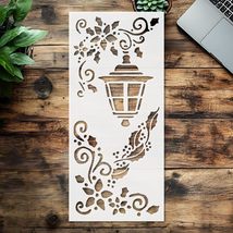 Stencil Christmas Fan Patterns, Plastic Reusable, Reusable Plastic, 11 i... - $15.63