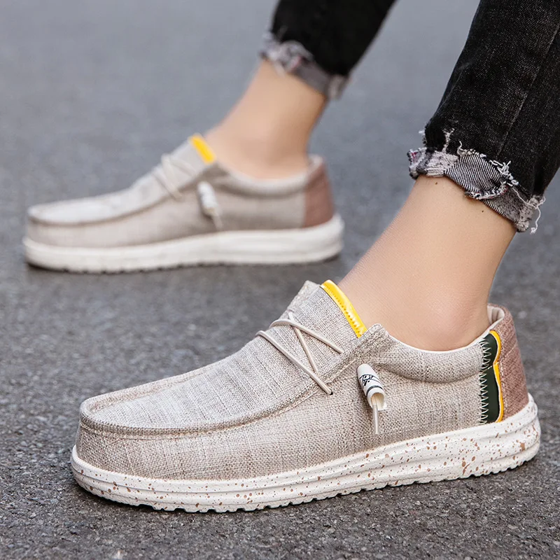 Mmer breathable men canvas shoes canvass dude shoes 2023 casual light big size 48 49 50 thumb200