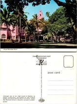 Hawaii Honolulu Waikiki Sheraton Hotel Green Trees Royal Hawaiian VTG Postcard - £7.51 GBP