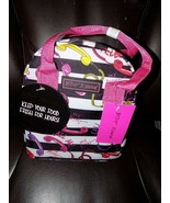 Betsey Johnson Insulated Lunch Tote, Multi-Color Telephone Themed Back T... - £25.95 GBP
