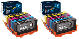 2x 4-Packs of Non-OEM 564XL/564 XL Replacement Ink Cartridges Select HP Printers - £9.82 GBP