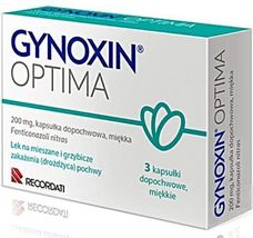 GYNOXIN OPTIMA 200mg Vaginal Capsules 3 pcs - $29.95