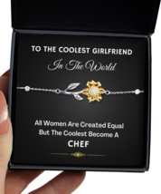 Chef Girlfriend Bracelet Gifts - Sunflower Bracelet Jewelry Present From  - £39.92 GBP