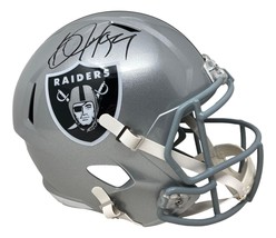 Bo JACKSON Signé Oakland Raiders Complet Taille Vitesse Réplique Casque Bas - £265.44 GBP