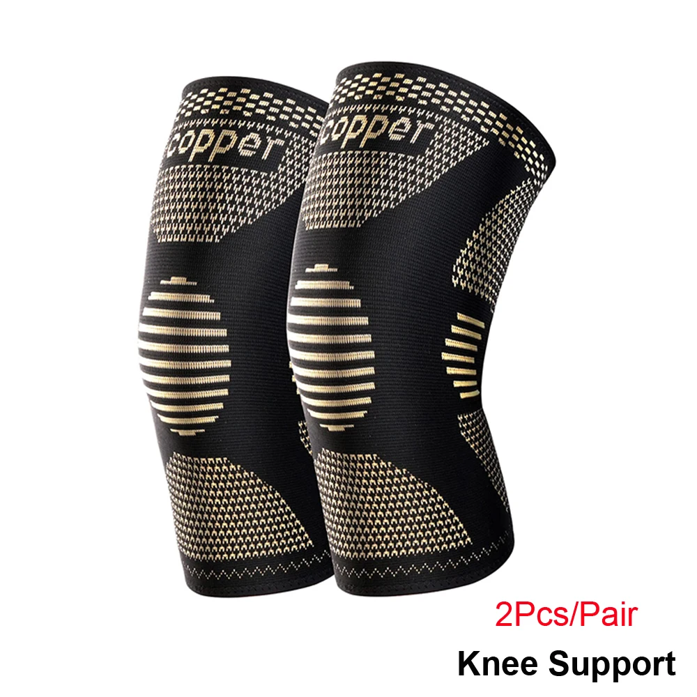 1Pair Copper Knee ce, Knee Compression Sleeves Support for Men &amp; Women - Knee Pa - £141.00 GBP