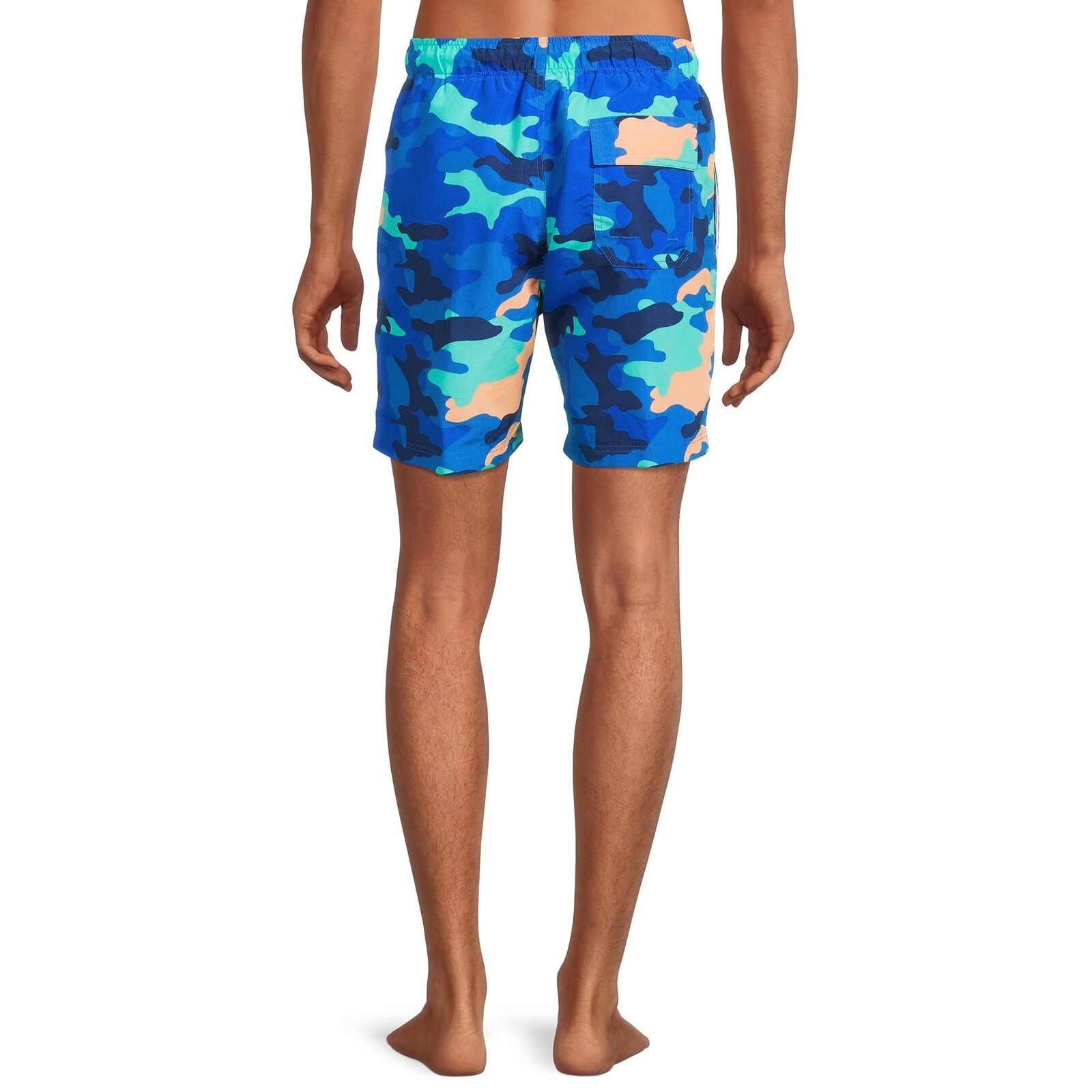 U.S. Polo Assn. Men's 7” Color Camouflage Swim Shorts Size 2XL Color Blue Item image 3