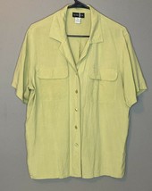 Silk NCounter Men&#39;s Short Sleeve Hawaiian Style Shirt Size Medium - £11.06 GBP