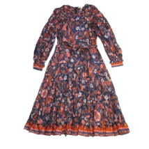 NWT Ulla Johnson Samar in Midnight Floral Belted Cotton Midi Dress 6 $495 - £195.56 GBP