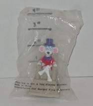 1992 Burger King Kids Club Toy Capitol Critter Toy Mouse Cat Lincoln Muggle MIP - £11.87 GBP