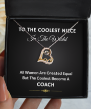 Coach Niece Necklace Gifts - Love Pendant Jewelry Present From Aunt Or U... - £39.87 GBP