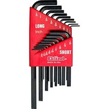 EKLIND 10018 Hex-L Key allen wrench - 18pc set SAE Inch Sizes .050-5/16 ... - $12.95