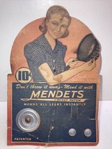 Mendits Advertising Card~Metal Patches For Pots And Pans - £15.33 GBP