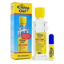 CHINA Oel China öl Peppermint oil with inhalator 25ml multi purpose FREE SHIP - £24.57 GBP