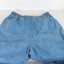 White Stag Capri Women Blue Jeans Plus Sz 24W Button Zipper 3 Pocket Pan... - $9.75