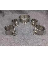 3CM/5CM Height Stainless Steel Heavy Duty Gear Collar Handcuffs Ankle Cuffs - $250.00+