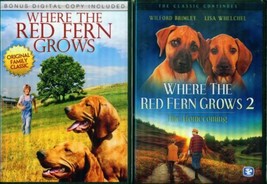 Where The Red Fern Grows 1 &amp; 2: Classic Family Film Double Film Set- New 2 Dvd - £15.50 GBP