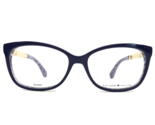 Kate Spade Eyeglasses Frames JODIANN GF5 Blue Gold Cat Eye Full Rim 52-1... - $59.39