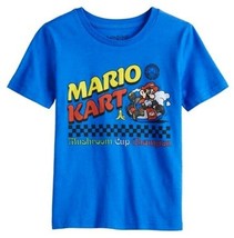 Mario Kart Nintendo Distressed Print Comfort Tee T-Shirt Nwt Boys Size 4 $18 - $10.80