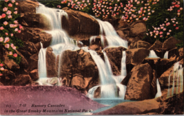 Ramsey Cascades in the Great Smoky Mountains Nat&#39;l Park Vintage Postcard (A9) - £4.31 GBP