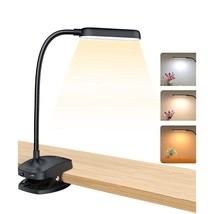 Desk Lamp Battery Operated Rechargeable Clip On Reading Light Light Up To 100 Hr - £22.01 GBP