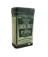 Vintage Charcoal Tablets for Dyspepsia Tin Box Burrough Bros Mfg Baltimo... - £40.64 GBP