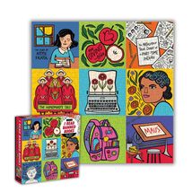 Mudpuppy I Read Banned Books  500 Piece Family Puzzle with Colorful and... - £9.47 GBP